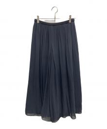 BEARDSLEY（ビアズリー）の古着「シワシフォンギャザーパンツ」｜ブラック