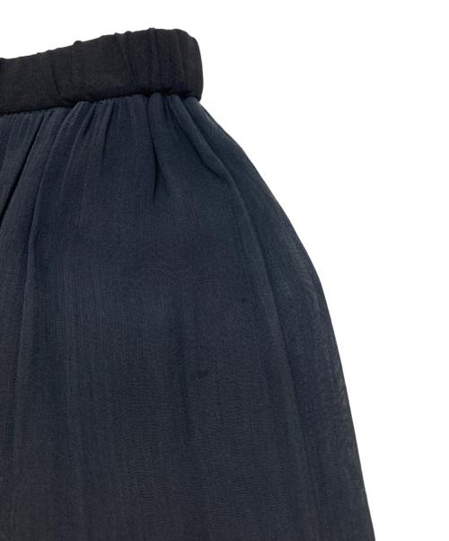 BEARDSLEY（ビアズリー）BEARDSLEY (ビアズリー) シワシフォンギャザーパンツ ブラック サイズ:1の古着・服飾アイテム