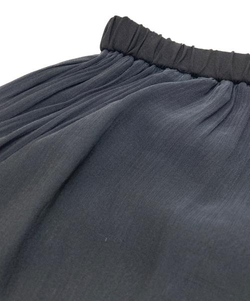 BEARDSLEY（ビアズリー）BEARDSLEY (ビアズリー) シワシフォンギャザーパンツ ブラック サイズ:1の古着・服飾アイテム