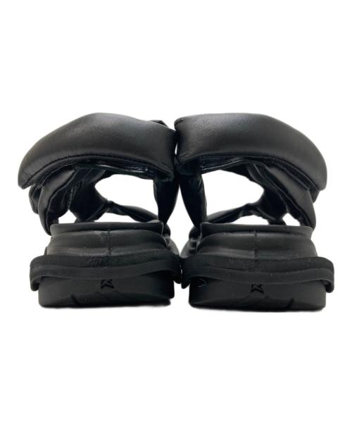 ECCO Offroad（エコーオフロード）ECCO Offroad (エコーオフロード) レザーウォーキングサンダル ブラック サイズ:36の古着・服飾アイテム