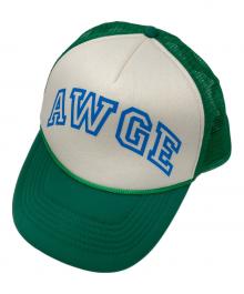 AWGE（エーダブルジーイー）の古着「メッシュキャップ」｜グリーン