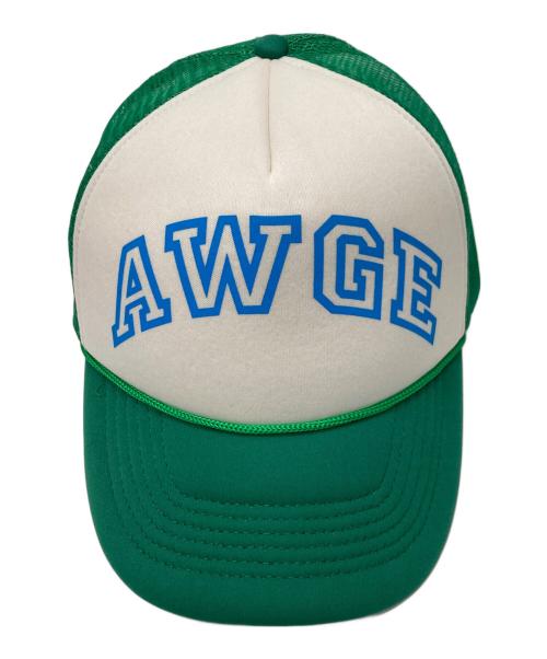 AWGE（エーダブルジーイー）AWGE (エーダブルジーイー) メッシュキャップ グリーンの古着・服飾アイテム