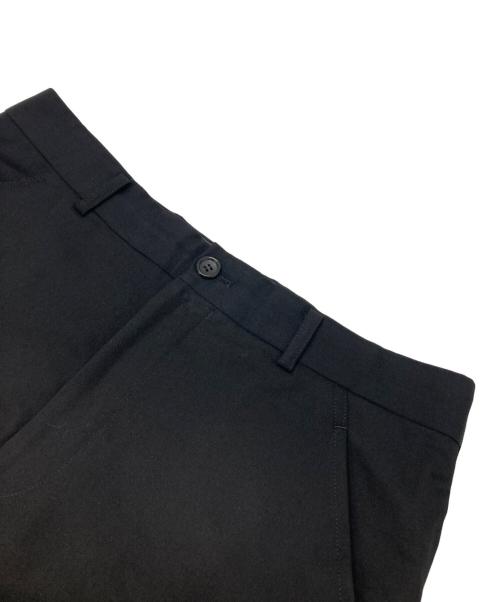 COMME des GARCONS HOMME PLUS（コムデギャルソンオムプリュス）COMME des GARCONS HOMME PLUS (コムデギャルソンオムプリュス) サイドステッチウールスラックス ブラック サイズ:Mの古着・服飾アイテム