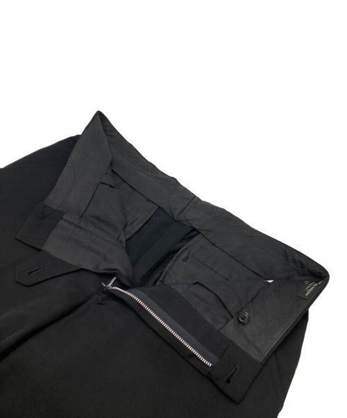 COMME des GARCONS HOMME PLUS（コムデギャルソンオムプリュス）COMME des GARCONS HOMME PLUS (コムデギャルソンオムプリュス) サイドステッチウールスラックス ブラック サイズ:Mの古着・服飾アイテム