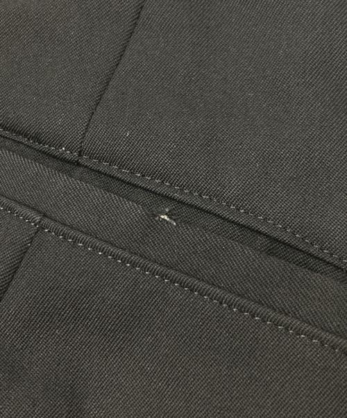 COMME des GARCONS HOMME PLUS（コムデギャルソンオムプリュス）COMME des GARCONS HOMME PLUS (コムデギャルソンオムプリュス) サイドステッチウールスラックス ブラック サイズ:Mの古着・服飾アイテム
