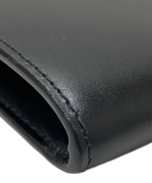 A.P.C.（アーペーセー）A.P.C. (アーペーセー) レザーミニネックポーチ ブラックの古着・服飾アイテム