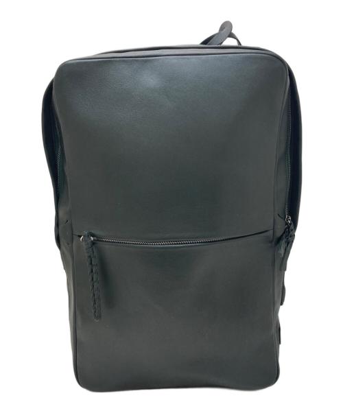 PID（ピーアイディー）Pid (ピーアイディー) Ecrire撥水レザースクエアリュック グリーン 未使用品の古着・服飾アイテム