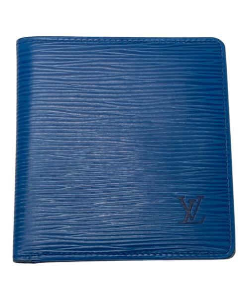 LOUIS VUITTON（ルイ ヴィトン）LOUIS VUITTON (ルイ ヴィトン) 札入れ ネイビーの古着・服飾アイテム