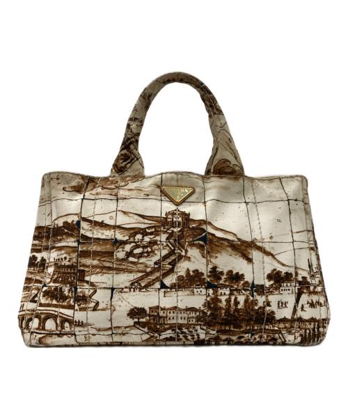 PRADA（プラダ）PRADA (プラダ) トートバッグ ベージュの古着・服飾アイテム