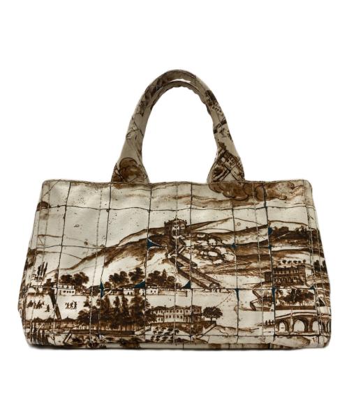 PRADA（プラダ）PRADA (プラダ) トートバッグ ベージュの古着・服飾アイテム