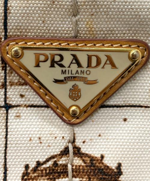 PRADA（プラダ）PRADA (プラダ) トートバッグ ベージュの古着・服飾アイテム