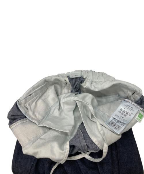 かぐれ（カグレ）かぐれ (カグレ) コットンデニムイージーパンツ ネイビー サイズ:Freeの古着・服飾アイテム