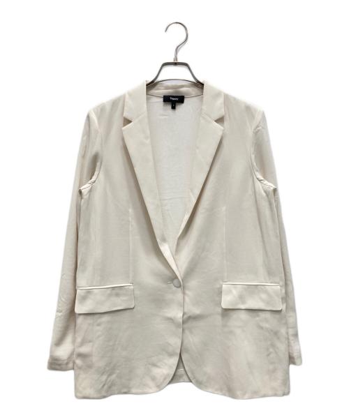 theory（セオリー）theory (セオリー) Powder Crepe Casual Blazer UL ベージュの古着・服飾アイテム