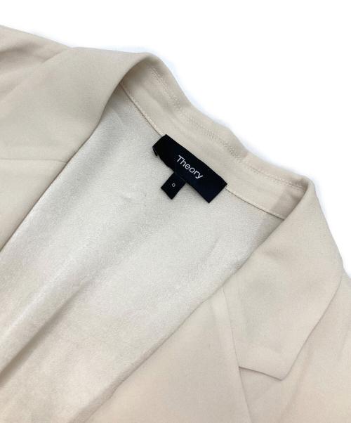 theory（セオリー）theory (セオリー) Powder Crepe Casual Blazer UL ベージュの古着・服飾アイテム