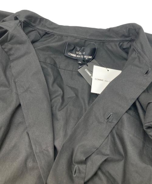 tricot COMME des GARCONS（トリココムデギャルソン）tricot COMME des GARCONS (トリココムデギャルソン) 変形セーラーカラー ブラウス ブラック サイズ:Mの古着・服飾アイテム