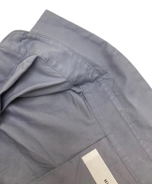 HUIS（ハウス）HUIS (ハウス) オーガニックコットンライトオックスロングシャツ パープル サイズ:FREEの古着・服飾アイテム