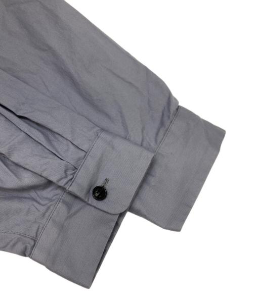 HUIS（ハウス）HUIS (ハウス) オーガニックコットンライトオックスロングシャツ パープル サイズ:FREEの古着・服飾アイテム