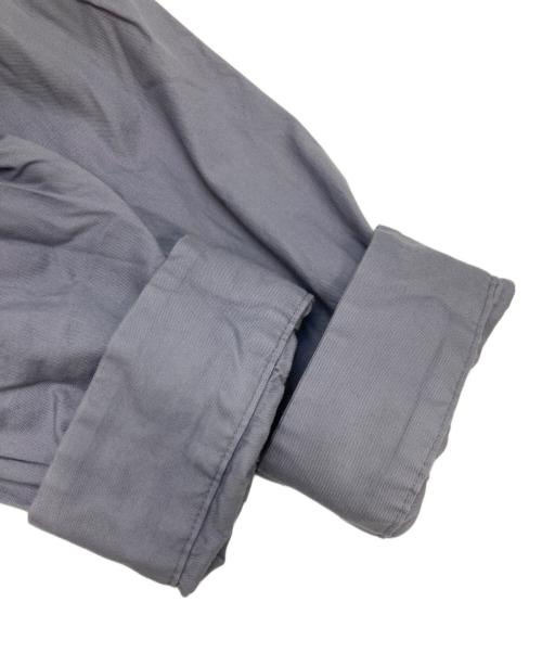 HUIS（ハウス）HUIS (ハウス) オーガニックコットンライトオックスロングシャツ パープル サイズ:FREEの古着・服飾アイテム