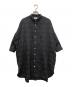 HUIS（ハウス）の古着「遠州織物シャツワンピース」｜ブラック