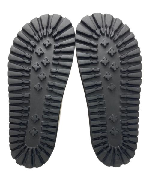 MOHI（モヒ）MOHI (モヒ) レザーバックルサンダル ベージュ×ブラック サイズ:37の古着・服飾アイテム