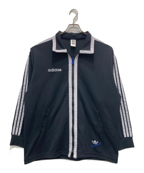 adidas（アディダス）adidas (アディダス) 襟付きトラックジャケット ブラック サイズ:Lの古着・服飾アイテム