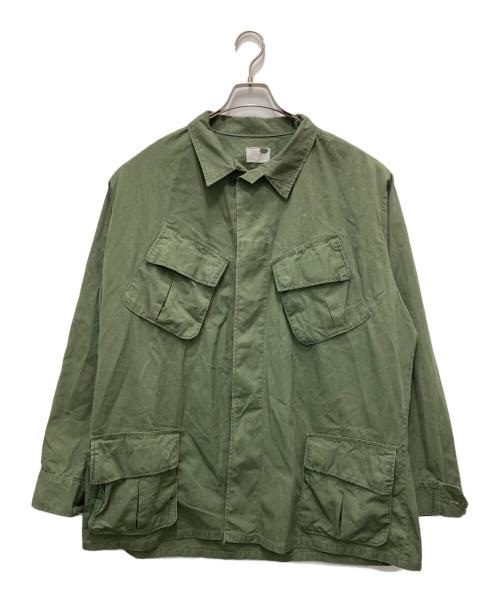 US ARMY（ユーエスアーミー）US ARMY (ユーエスアーミー) ジャングルファティーグジャケット オリーブ サイズ:不明の古着・服飾アイテム