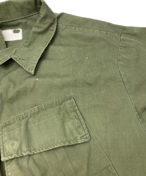US ARMY（ユーエスアーミー）US ARMY (ユーエスアーミー) ジャングルファティーグジャケット オリーブ サイズ:不明の古着・服飾アイテム