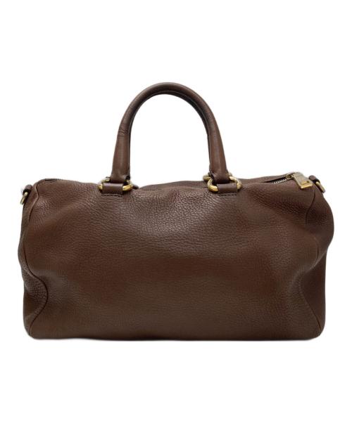 PRADA（プラダ）PRADA (プラダ) ハンドバッグ ブラウンの古着・服飾アイテム