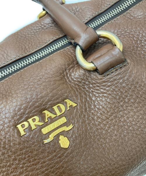 PRADA（プラダ）PRADA (プラダ) ハンドバッグ ブラウンの古着・服飾アイテム