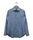 BEAMS Fビームスエフ）の古着「ワイドカラーシャツ」｜ブルー