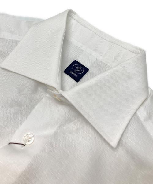 BEAMS F（ビームスエフ）BEAMS F (ビームスエフ) ワイドカラーシャツ ホワイト サイズ:39の古着・服飾アイテム