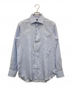 BEAMS Fビームスエフ）の古着「ワイドカラーシャツ」｜ブルー