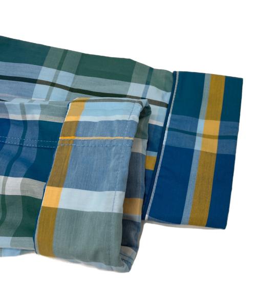 DEREK ROSE（デレク ローズ）DEREK ROSE (デレク ローズ) パジャマシャツ グリーン×ブルー サイズ:S 未使用品の古着・服飾アイテム