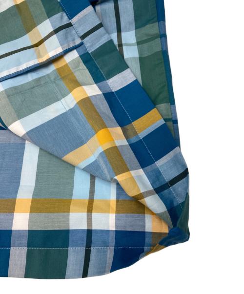 DEREK ROSE（デレク ローズ）DEREK ROSE (デレク ローズ) パジャマシャツ グリーン×ブルー サイズ:S 未使用品の古着・服飾アイテム