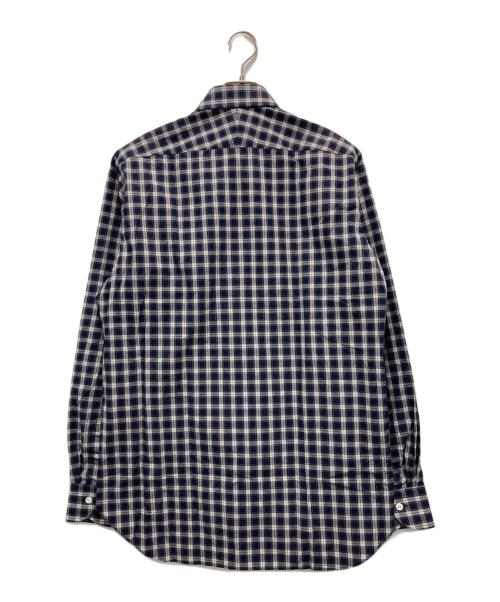 BEAMS F（ビームスエフ）BEAMS F (ビームスエフ) タブカラーシャツ ネイビー サイズ:41 未使用品の古着・服飾アイテム