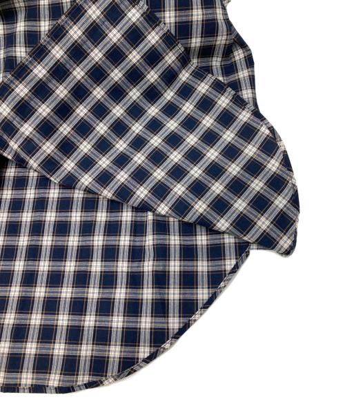 BEAMS F（ビームスエフ）BEAMS F (ビームスエフ) タブカラーシャツ ネイビー サイズ:41 未使用品の古着・服飾アイテム