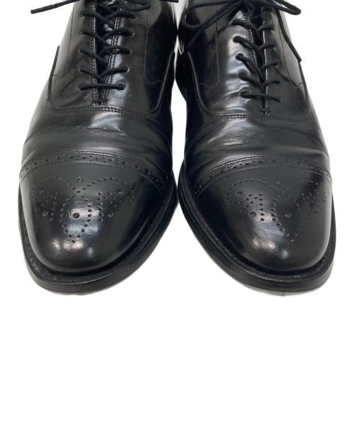 JOHNSTON&MURPHY（ジョンストン＆マーフィー）JOHNSTON&MURPHY (ジョンストン＆マーフィー) ストレートチップシューズ ブラック サイズ:10 1/2の古着・服飾アイテム