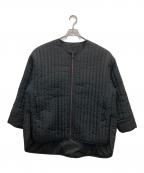 BEARDSLEYビアズリー）の古着「キルトリバーシブルコート」｜ブラック