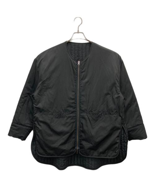 BEARDSLEY（ビアズリー）BEARDSLEY (ビアズリー) キルトリバーシブルコート ブラック サイズ:FREEの古着・服飾アイテム