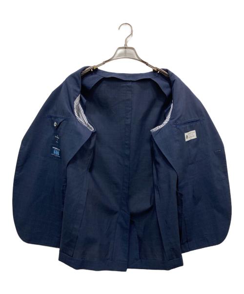 TOMORROW LAND PILGRIM（トゥモローランド ピルグリム）TOMORROW LAND PILGRIM (トゥモローランド ピルグリム) トロピカルウールシルクセットアップスーツ ネイビー サイズ:48の古着・服飾アイテム