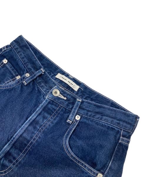 Whim Gazette（ウィムガゼット）Whim Gazette (ウィムガゼット) ラインカーブDENIM ブルー サイズ:36の古着・服飾アイテム