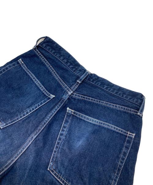 Whim Gazette（ウィムガゼット）Whim Gazette (ウィムガゼット) ラインカーブDENIM ブルー サイズ:36の古着・服飾アイテム