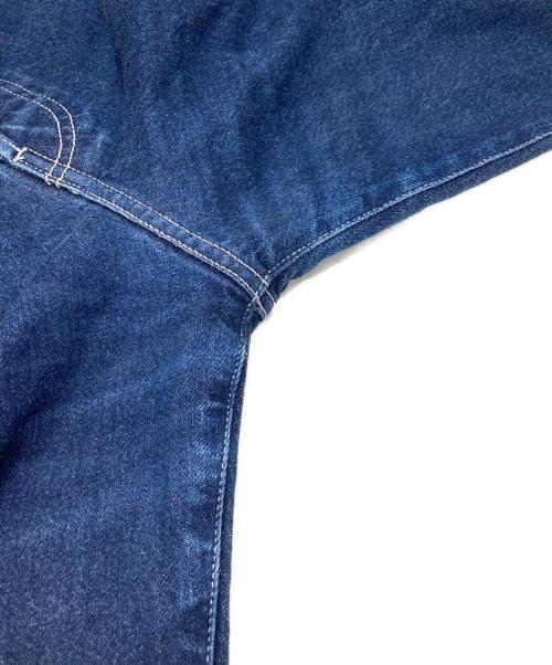 Whim Gazette（ウィムガゼット）Whim Gazette (ウィムガゼット) ラインカーブDENIM ブルー サイズ:36の古着・服飾アイテム