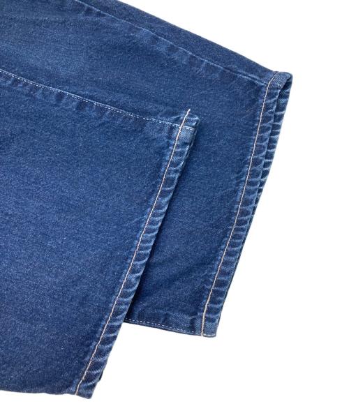 Whim Gazette（ウィムガゼット）Whim Gazette (ウィムガゼット) ラインカーブDENIM ブルー サイズ:36の古着・服飾アイテム