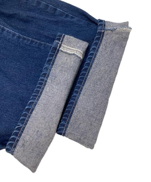 Whim Gazette（ウィムガゼット）Whim Gazette (ウィムガゼット) ラインカーブDENIM ブルー サイズ:36の古着・服飾アイテム