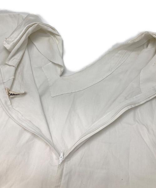 COMME des GARCONS（コムデギャルソン）COMME des GARCONS (コムデギャルソン) アシンメトリーカットオフデザインカットソー ホワイト サイズ:Sの古着・服飾アイテム