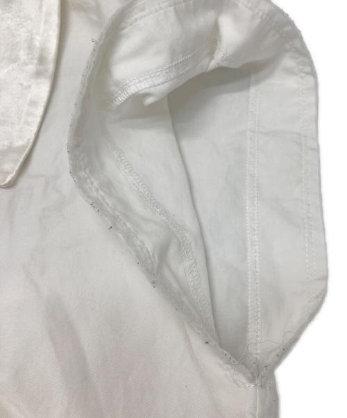 COMME des GARCONS（コムデギャルソン）COMME des GARCONS (コムデギャルソン) アシンメトリーカットオフデザインカットソー ホワイト サイズ:Sの古着・服飾アイテム