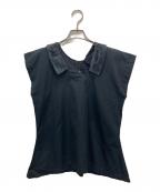 COMME des GARCONSコムデギャルソン）の古着「アシンメトリーデザインカットソー」｜ブラック