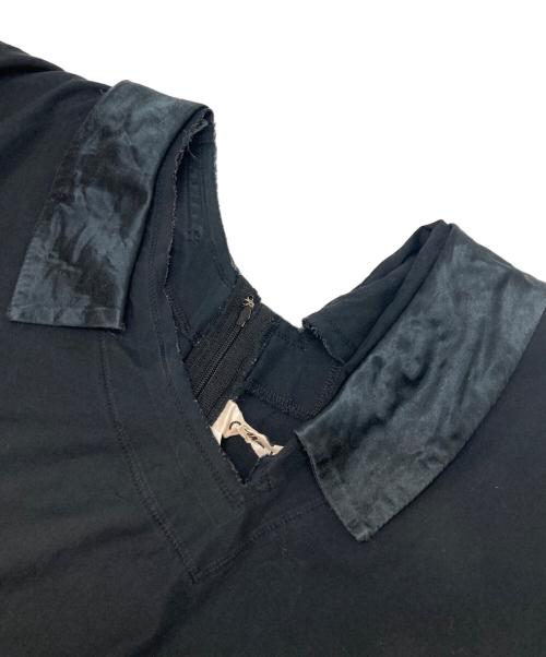 COMME des GARCONS（コムデギャルソン）COMME des GARCONS (コムデギャルソン) アシンメトリーデザインカットソー ブラック サイズ:Sの古着・服飾アイテム