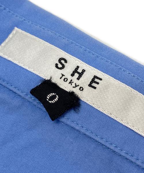 SHE TOKYO（シートーキョー）SHE Tokyo (シートーキョー) 3WAYブラウス ブルーの古着・服飾アイテム